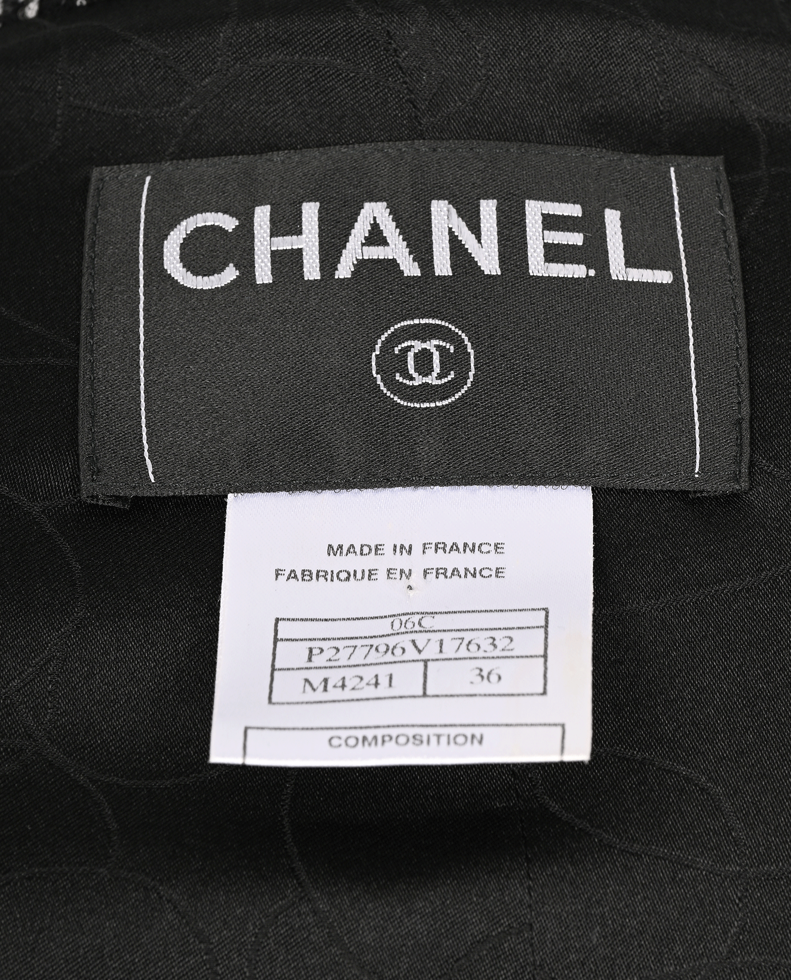 Chanel 06C Tweed Long Jacket, &pound;1,200, Clothing, Black, Nylon/Wool, Other view