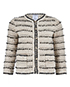 Chanel Tweed Jacket, &pound;495, Clothing, Beige, Wool, Front view