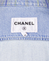 Chanel Distressed Denim Ruffle 2018 Flower Jacket, other view