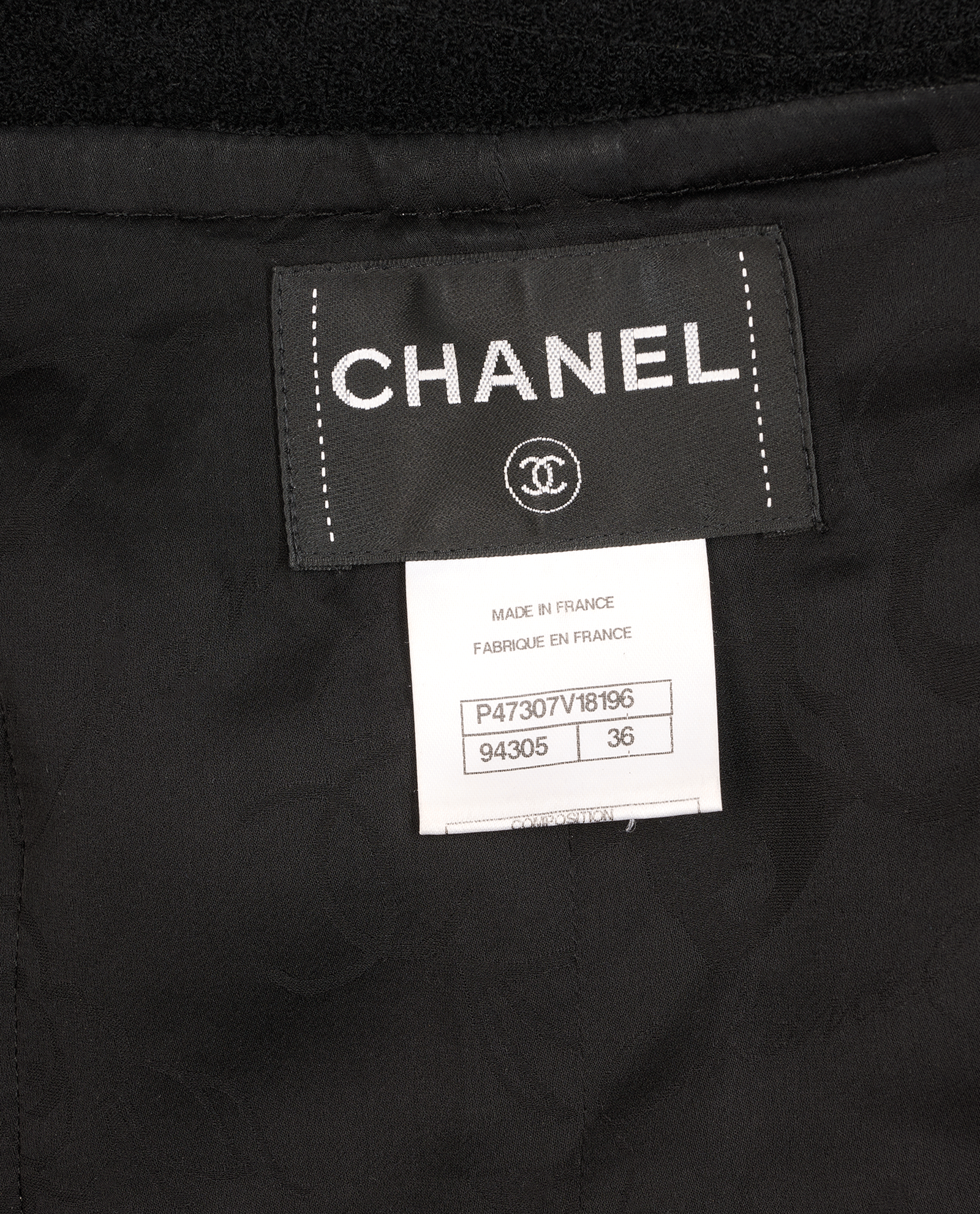 Chanel Cropped Jacket, &pound;750, Clothing, Black, Wool, Other view