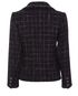 Chanel Tweed Front Pocket Jacket, £1,910, Clothing, Black/Purple, Tweed/Viscose, Back view