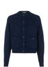 Chanel Felted Jacket, &pound;1,020, Clothing, Blue, Wool, Front view