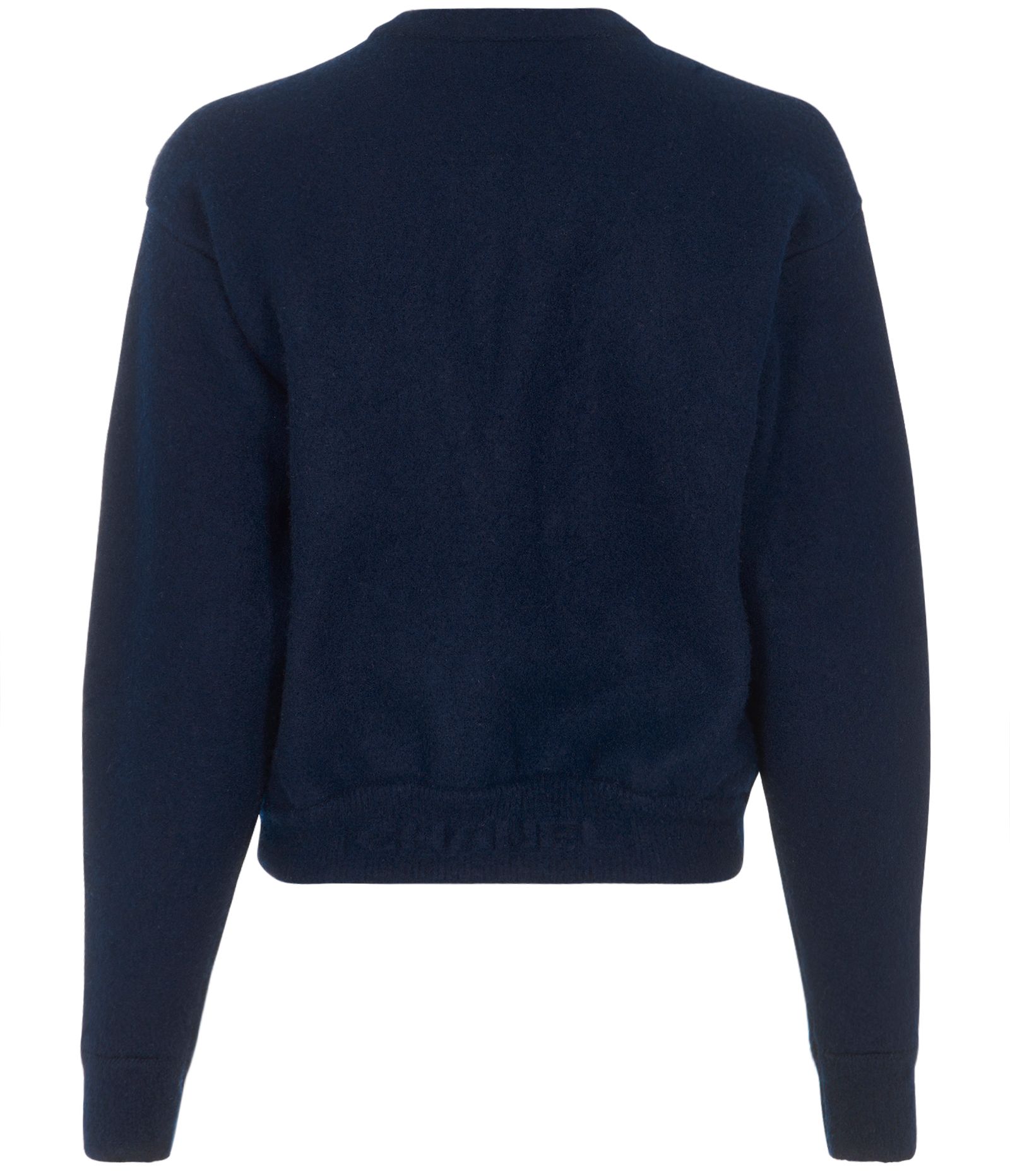 Chanel Felted Jacket, &pound;1,020, Clothing, Blue, Wool, Back view