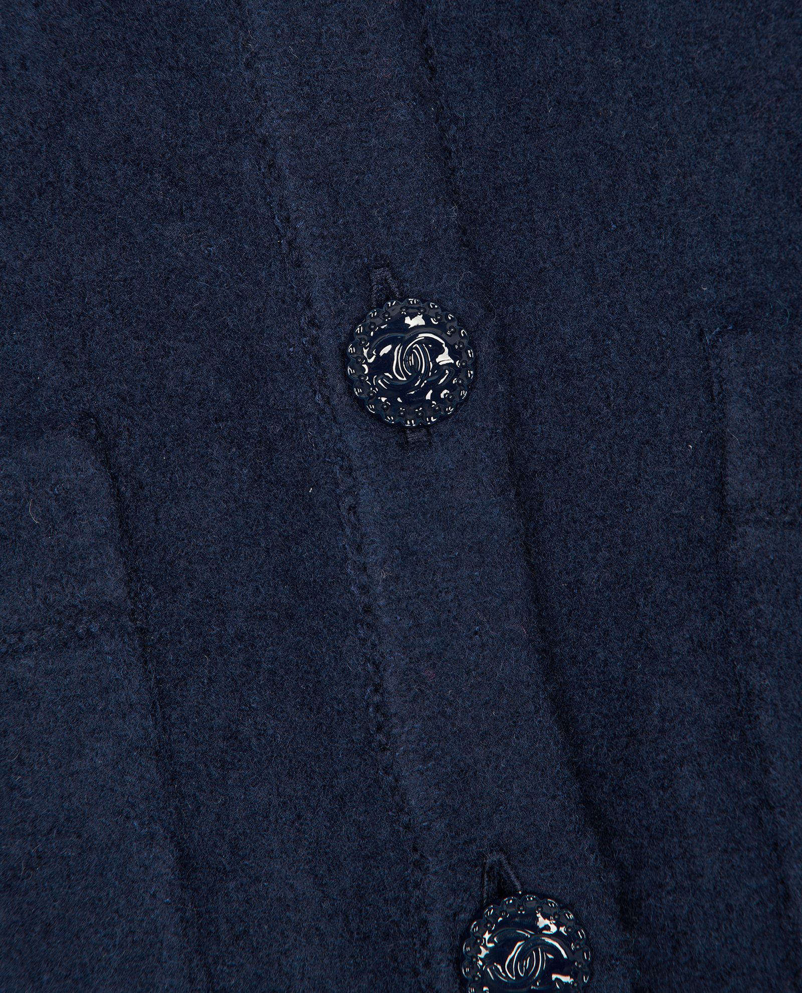 Chanel Felted Jacket, &pound;1,020, Clothing, Blue, Wool, Other view