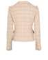 Chanel 04P Tweed Jacket, &pound;795, Clothing, Pink/Yellow, Cotton, Back view