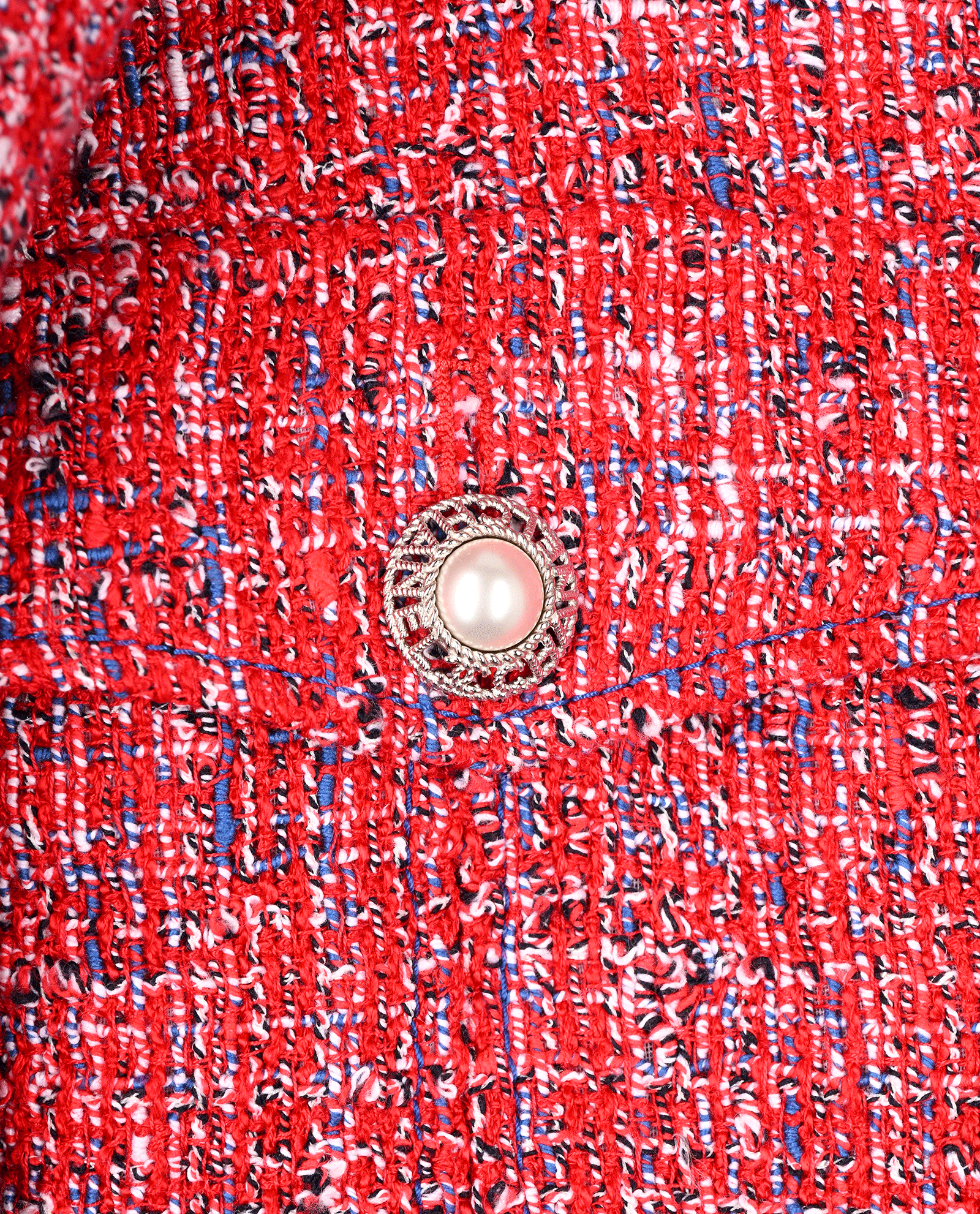 Chanel 19P Tweed Jacket, &pound;2,500, Clothing, Red, Acrylic Plastic/Cotton, Other view