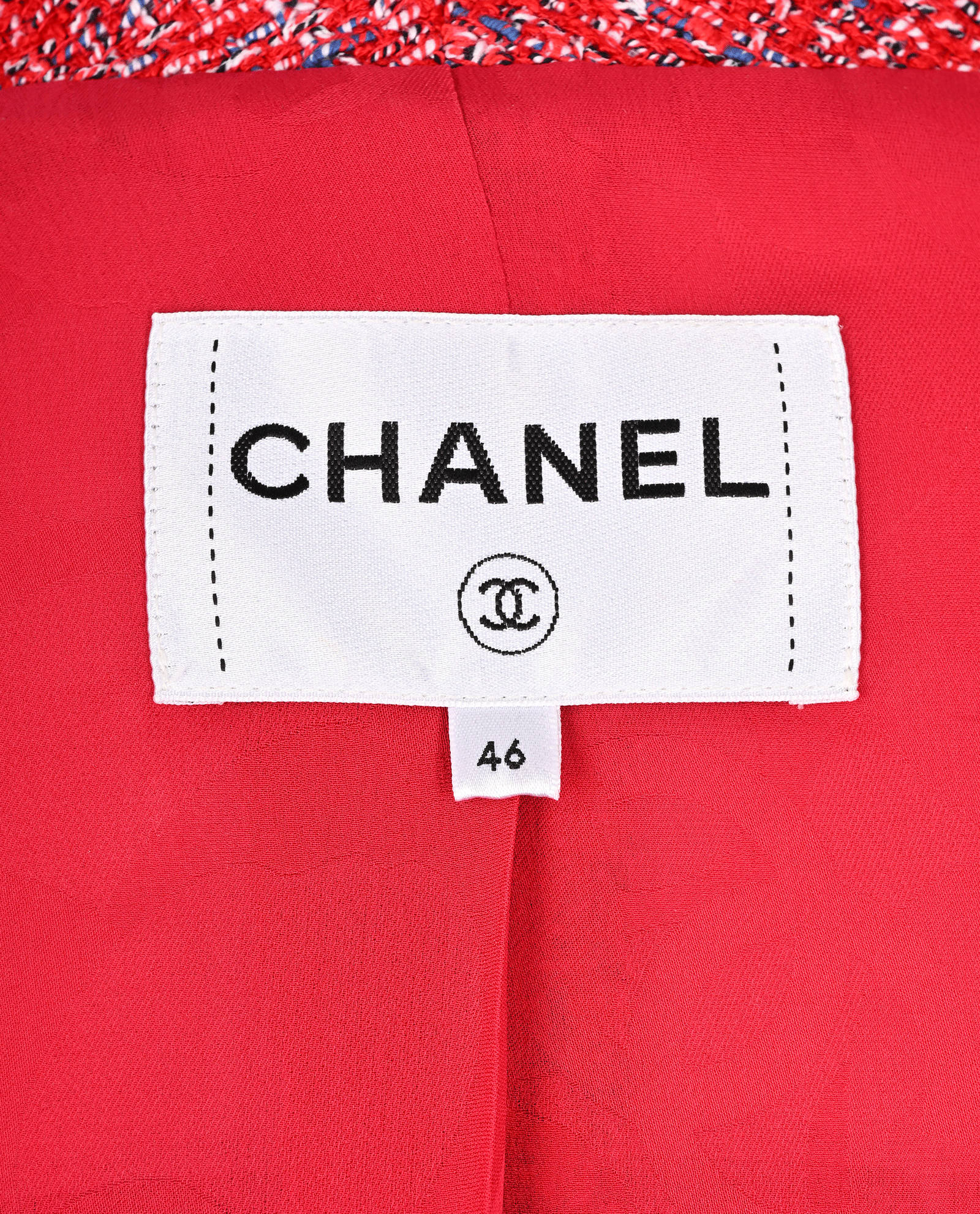 Chanel 19P Tweed Jacket, &pound;2,500, Clothing, Red, Acrylic Plastic/Cotton, Other view