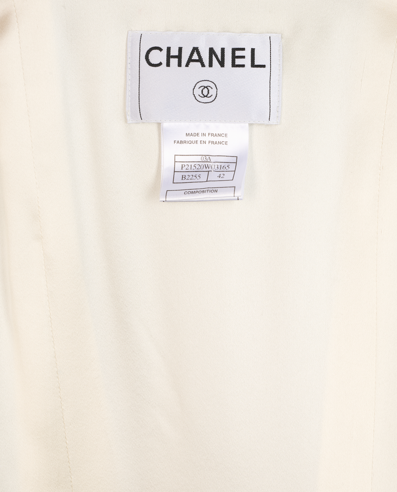 Chanel 03A Contrast Jacket, &pound;495, Clothing, Black/White, Cotton, Other view