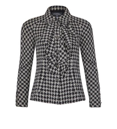 Chanel 09P Tweed Shacket, front view
