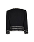 Chanel Cropped Embellished Jacket, back view