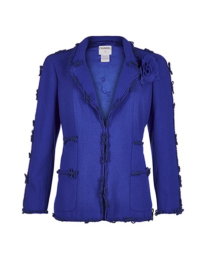 Chanel Royal Blue Jacket, front view