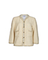 Chanel Cream Bouchle Jacket, &pound;1,500, Clothing, Cream, Silk/Wool, Front view