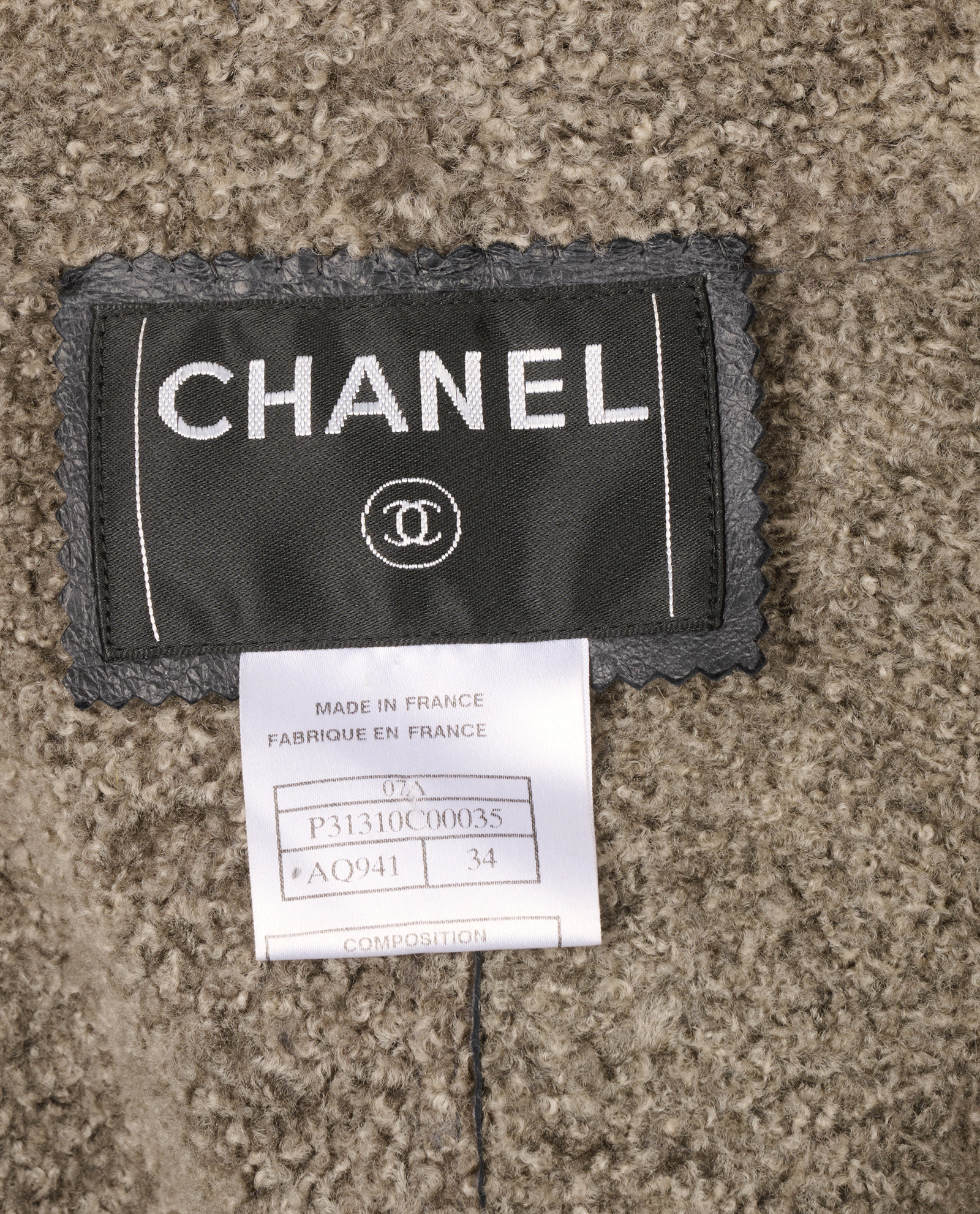Chanel Embellished Jacket, &pound;1,670, Clothing, Grey, Leather, Other view