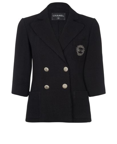 Chanel CC Logo Pocket Jacket, front view