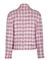 Chanel Pink Boucle Checked Jacket, back view