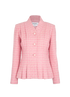 Chanel Button Up Jacket, &pound;1,800, Clothing, Pink, Silk, Front view