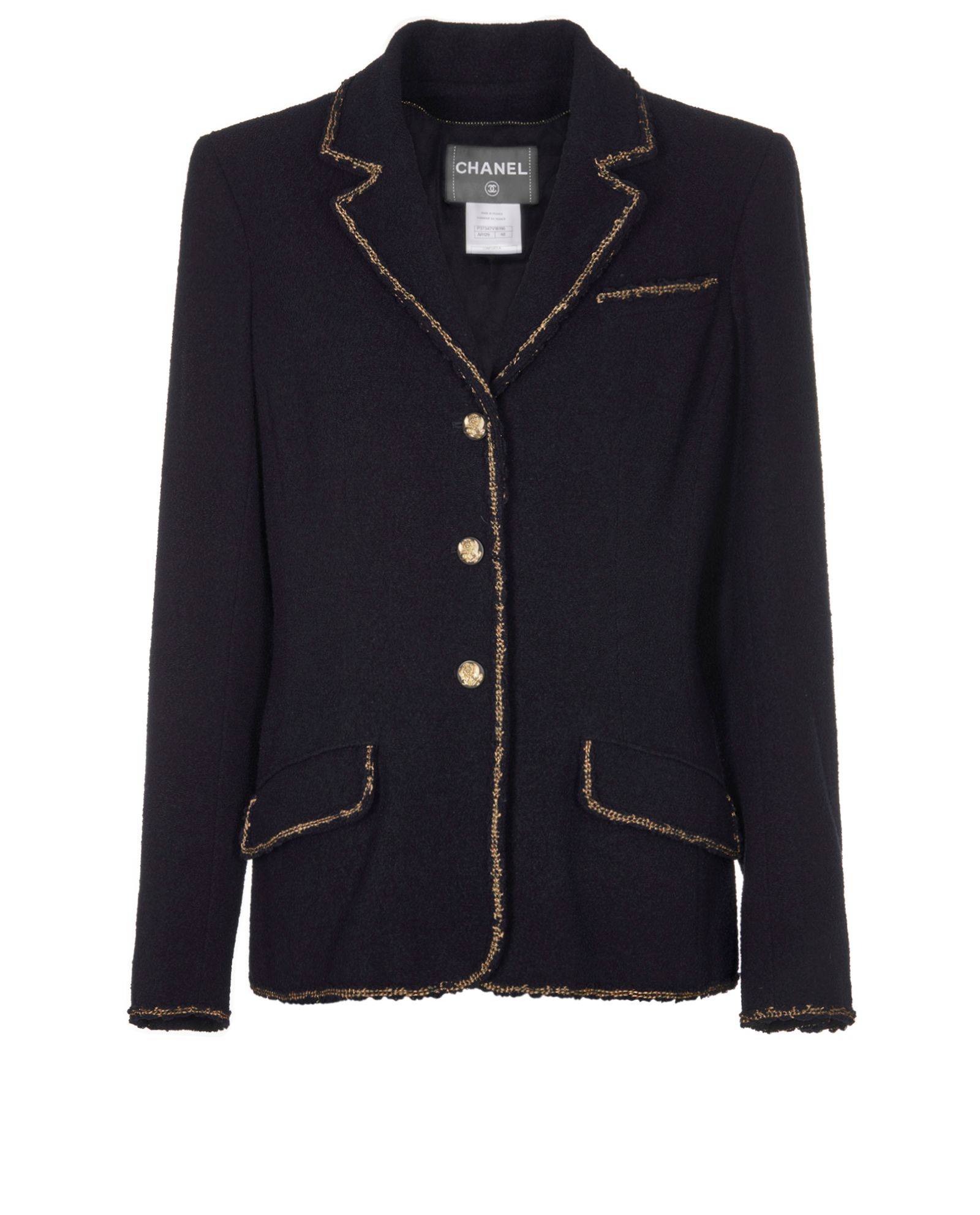 Chanel Gold Trim Blazer, Jackets Designer Exchange Buy Sell Exchange