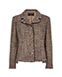 Chanel Vintage 2000 Collared Boucle Jacket, front view
