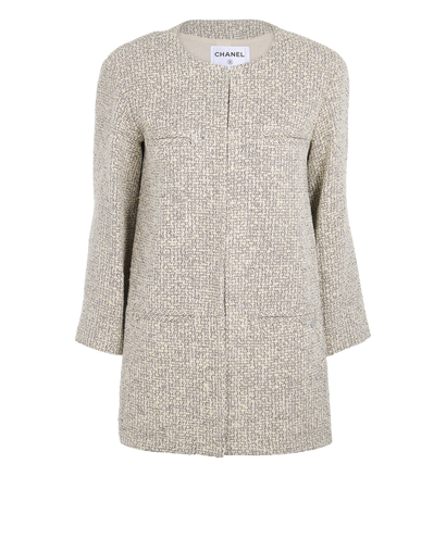 Chanel Woven CC Jacket, front view