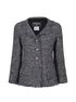 Chanel Interwoven Buttons Tweed Jacket, front view