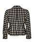 Chanel Houndstooth Boucle Jacket, back view