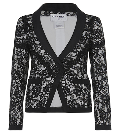 Chanel Lace Overlay Jacket, front view