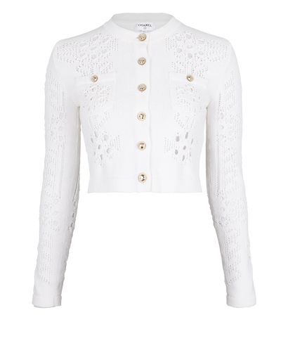 Chanel Crocheted Cardigan, front view