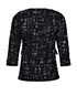 Chanel Button Up Boucle Jacket, back view