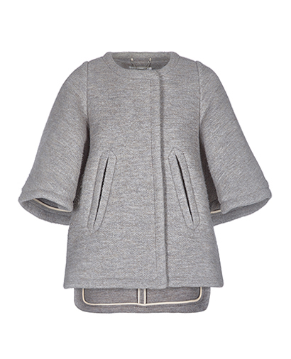 Chloe Short Sleeve Cape Jacket, front view