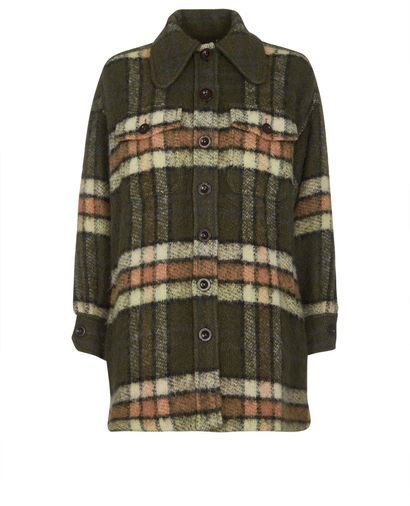Chloé Checked Mohair Jacket, front view