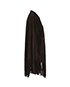 Chloe Fringed Cape, side view