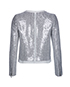 Diane Von Furstenberg Sequin Tweed Jacket, back view
