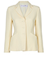 Dior 30 Montaigne Blazer, &pound;1,150, Clothing, Cream, Wool, Front view