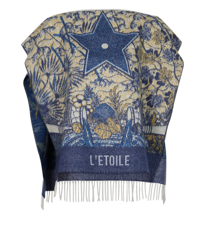 Christian Dior L'Etoile Fringed Poncho, front view