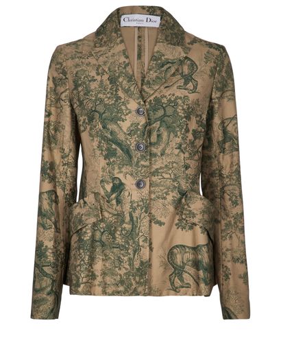 Christian Dior Printed Blazer, front view