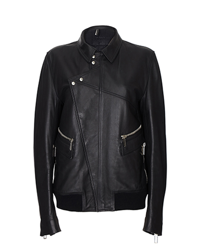 Christian Dior Oversized Leather Jacket, front view