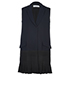 Christian Dior Pleated Hem Vest, front view