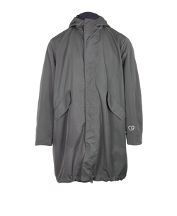 Christian Dior Atelier Parka, Mens, Polyamide, Grey, Sz XL, 3*