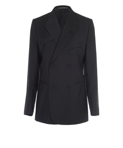 Christian Dior Double Breasted Blazer With Button Placket, front view