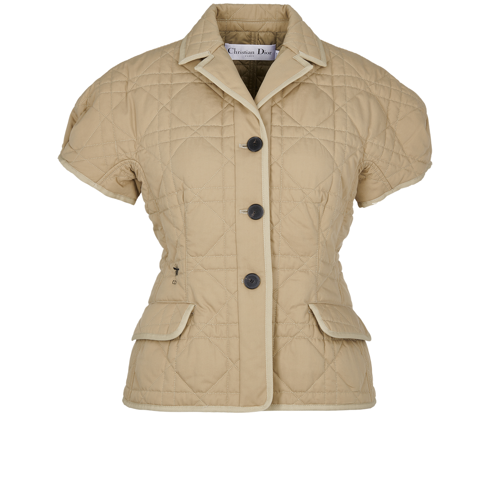 Pre-loved Christian Dior Le Cannage Quilted Jacket - £850
