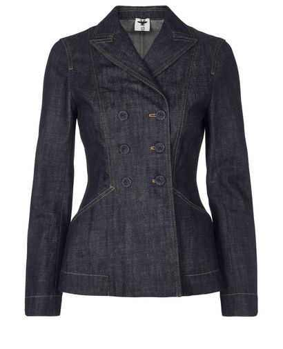 Christian Dior Denim Bar Jacket, front view