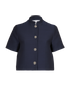 Christian Dior Short Sleeves Jacket, &pound;550, Clothing, Navy, Silk, Front view