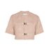 Christian Dior Cropped Quilted Fitted Jacket, front view