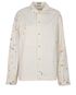 Christian Dior Men's Paint Splatter Denim Overshirt, front view