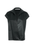 Christian Dior Vest, &pound;495, Clothing, Black, Leather, Front view