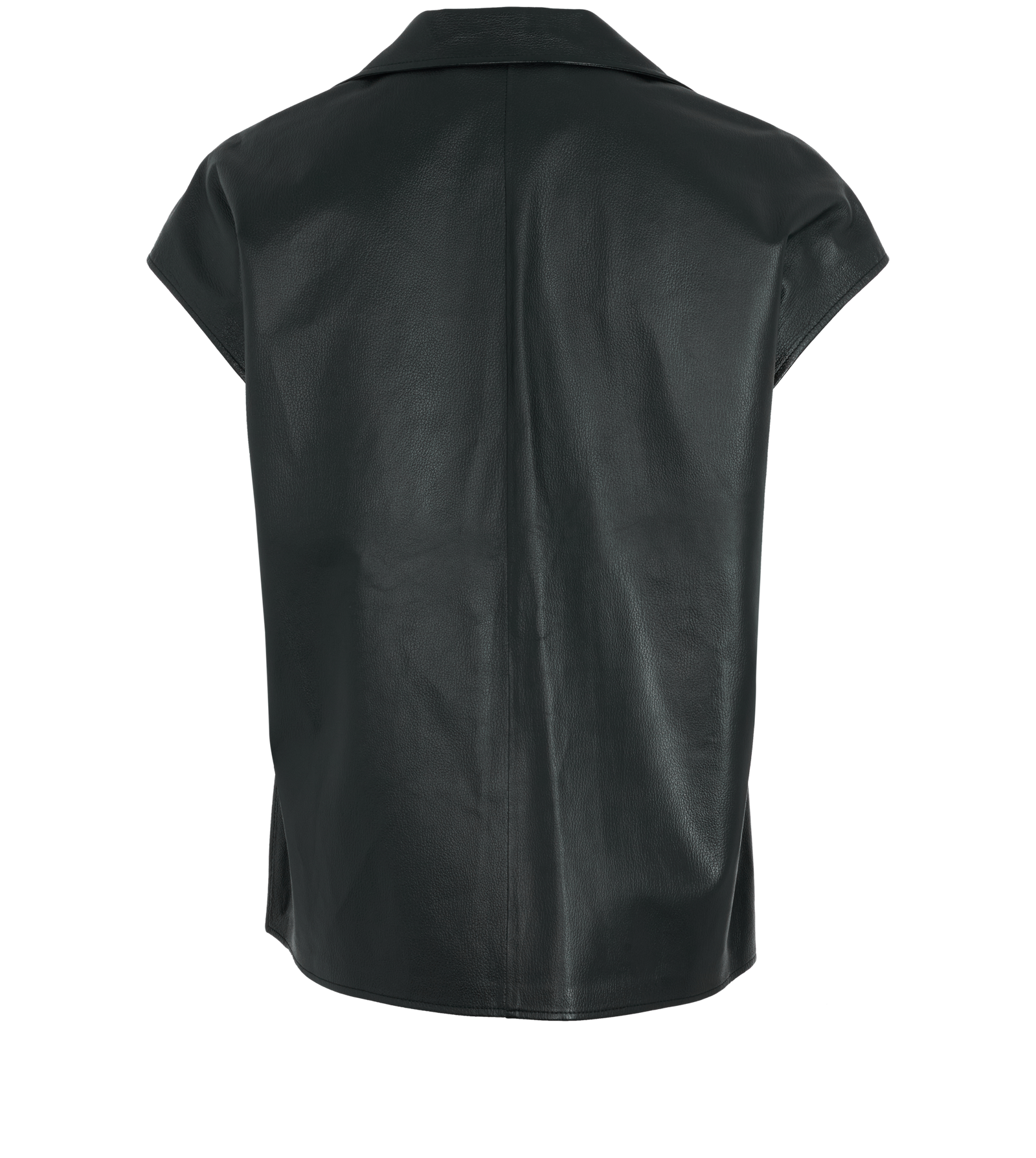 Christian Dior Vest, &pound;495, Clothing, Black, Leather, Back view