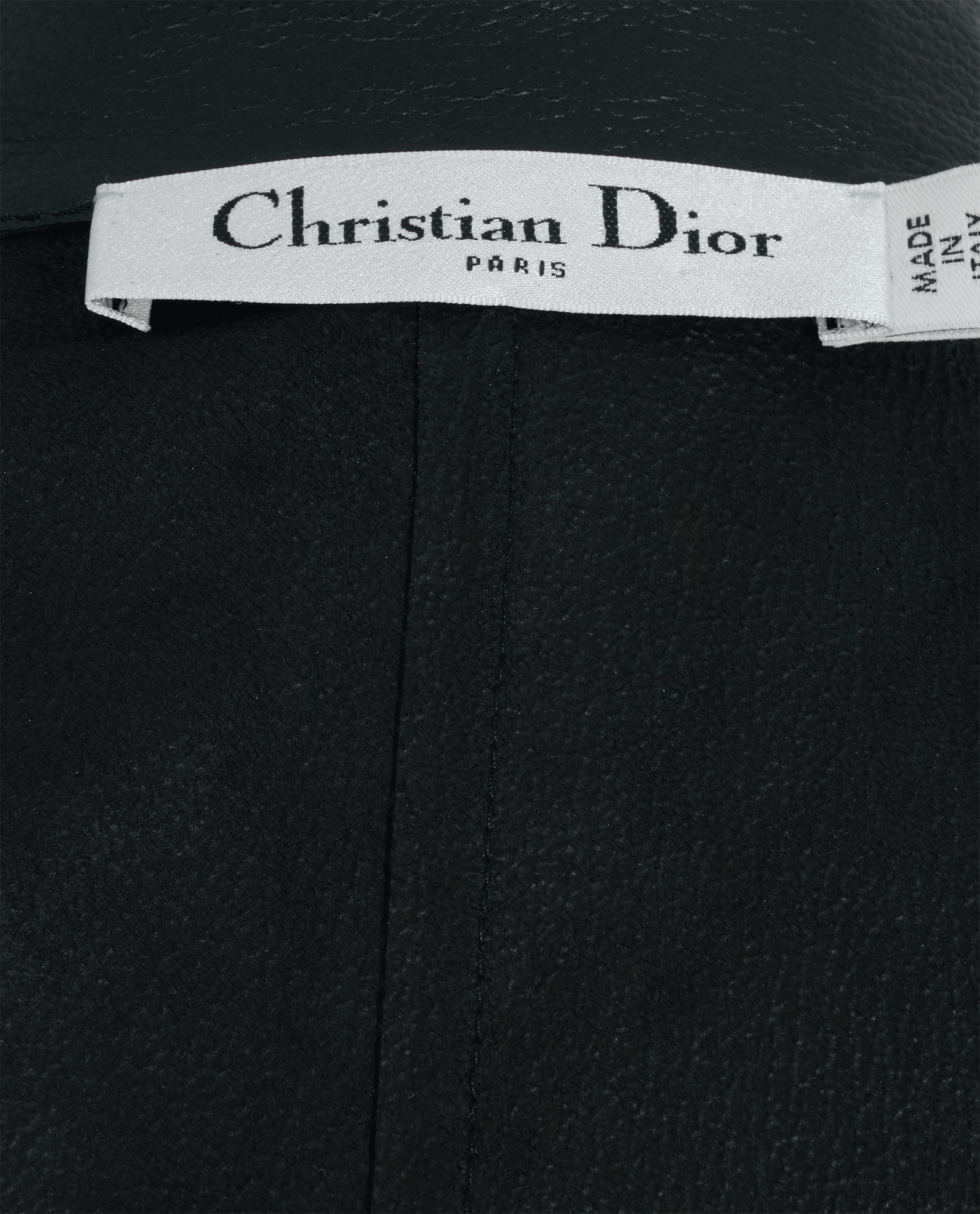 Christian Dior Vest, &pound;495, Clothing, Black, Leather, Other view