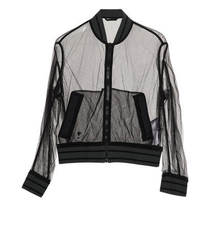 Christian Dior Mesh Jacket, &pound;495, Clothing, Black/Grey, Polyester (Polymer), Front view