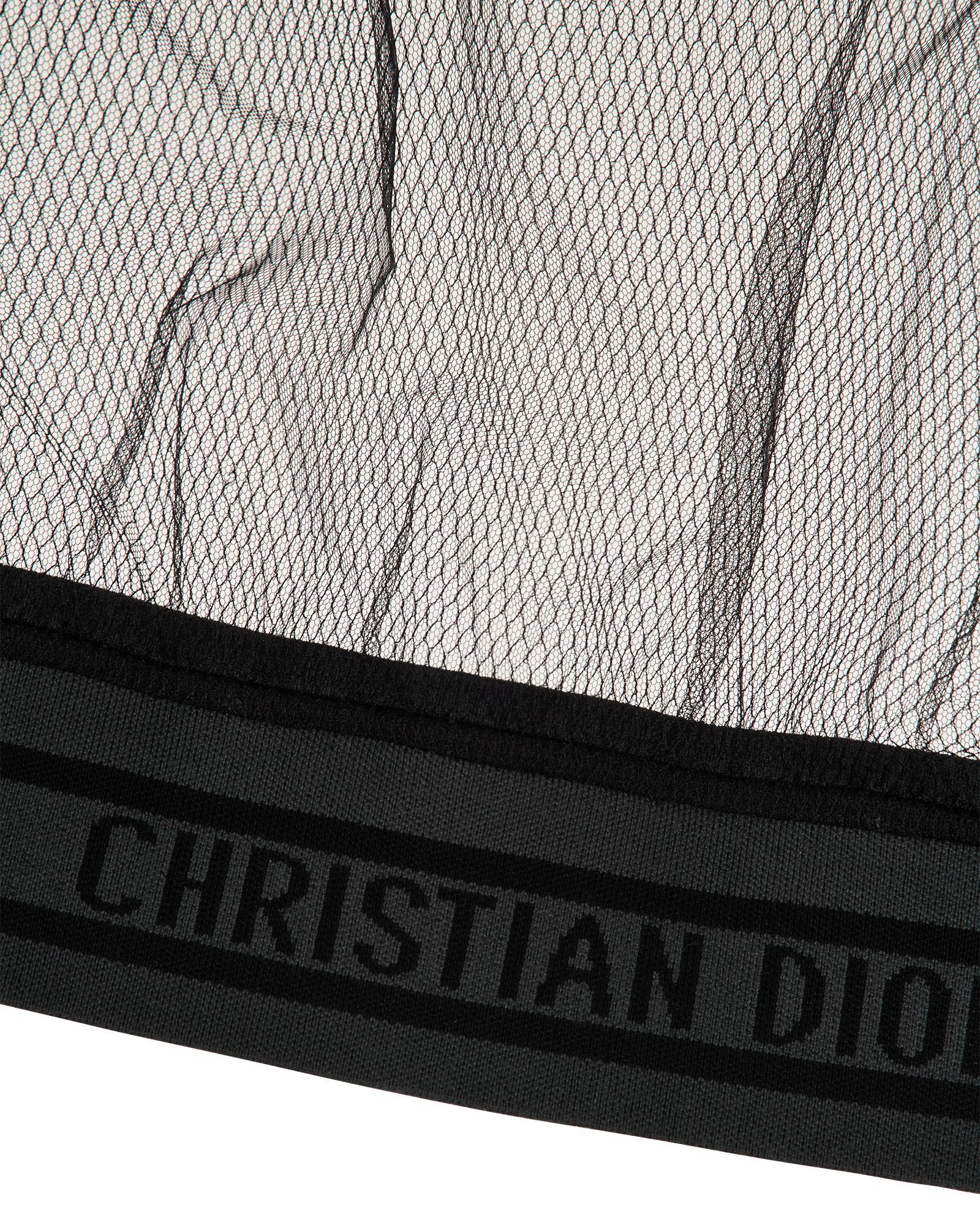 Christian Dior Mesh Jacket, &pound;495, Clothing, Black/Grey, Polyester (Polymer), Other view
