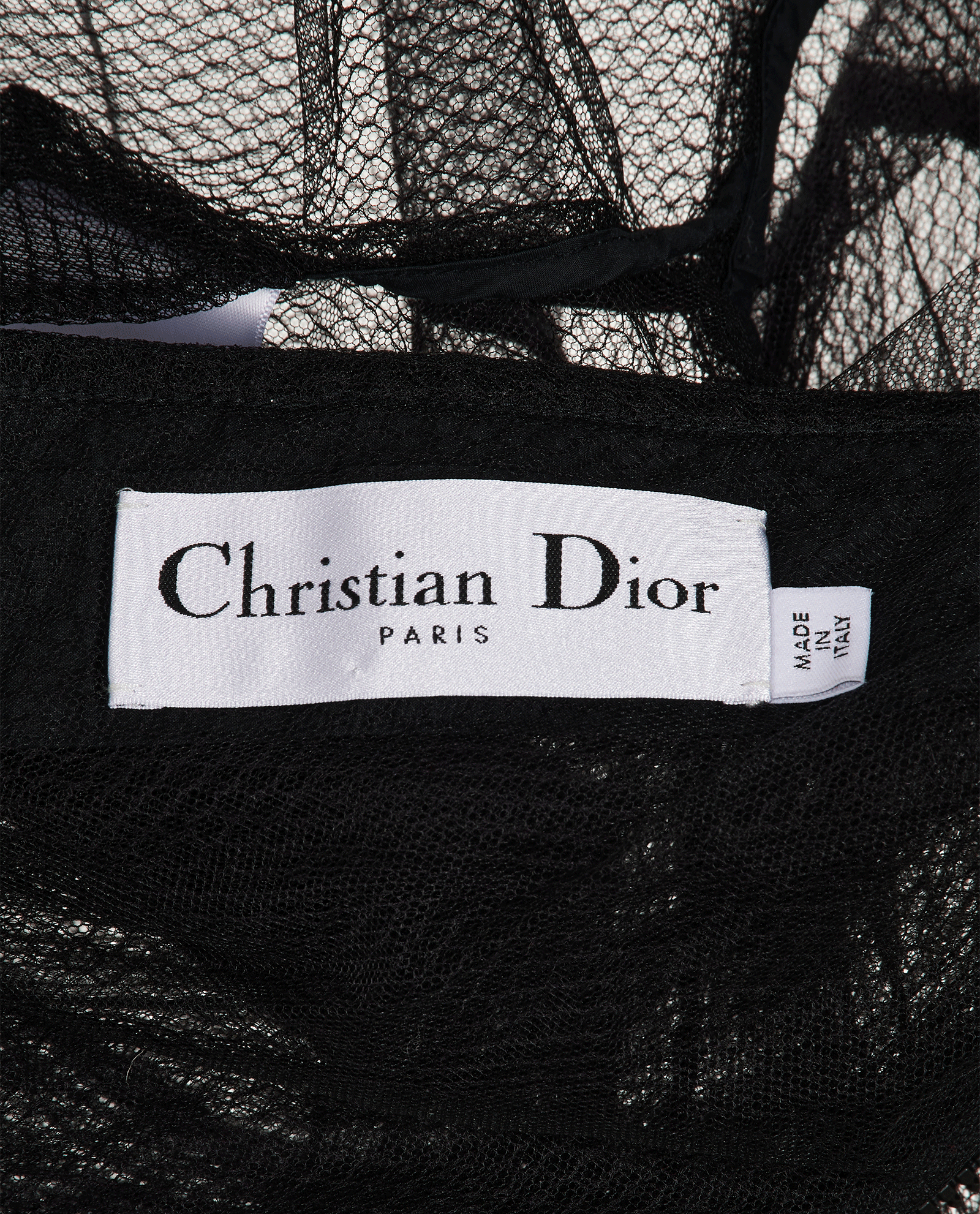 Christian Dior Mesh Jacket, &pound;495, Clothing, Black/Grey, Polyester (Polymer), Other view
